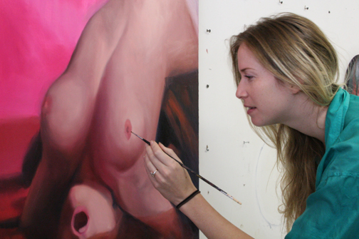 Laura nipple paint